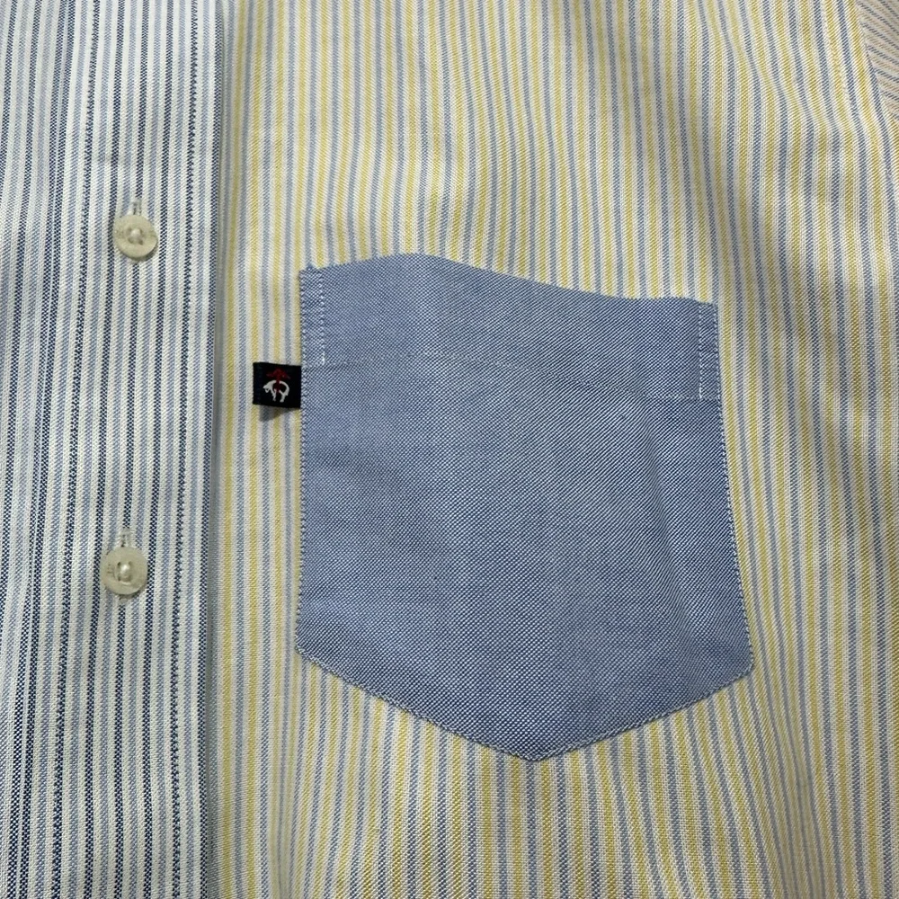 Brooks Brothers Teens Long Sleeve Button Down Shirt Supima Cotton Size XL